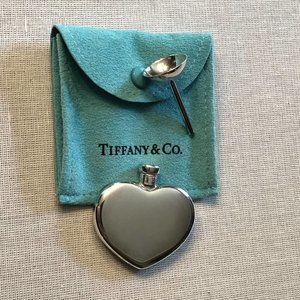 Tiffany & Co sterling heart shaped bottle